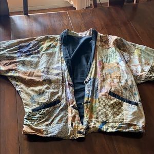 Quilted patterned coat